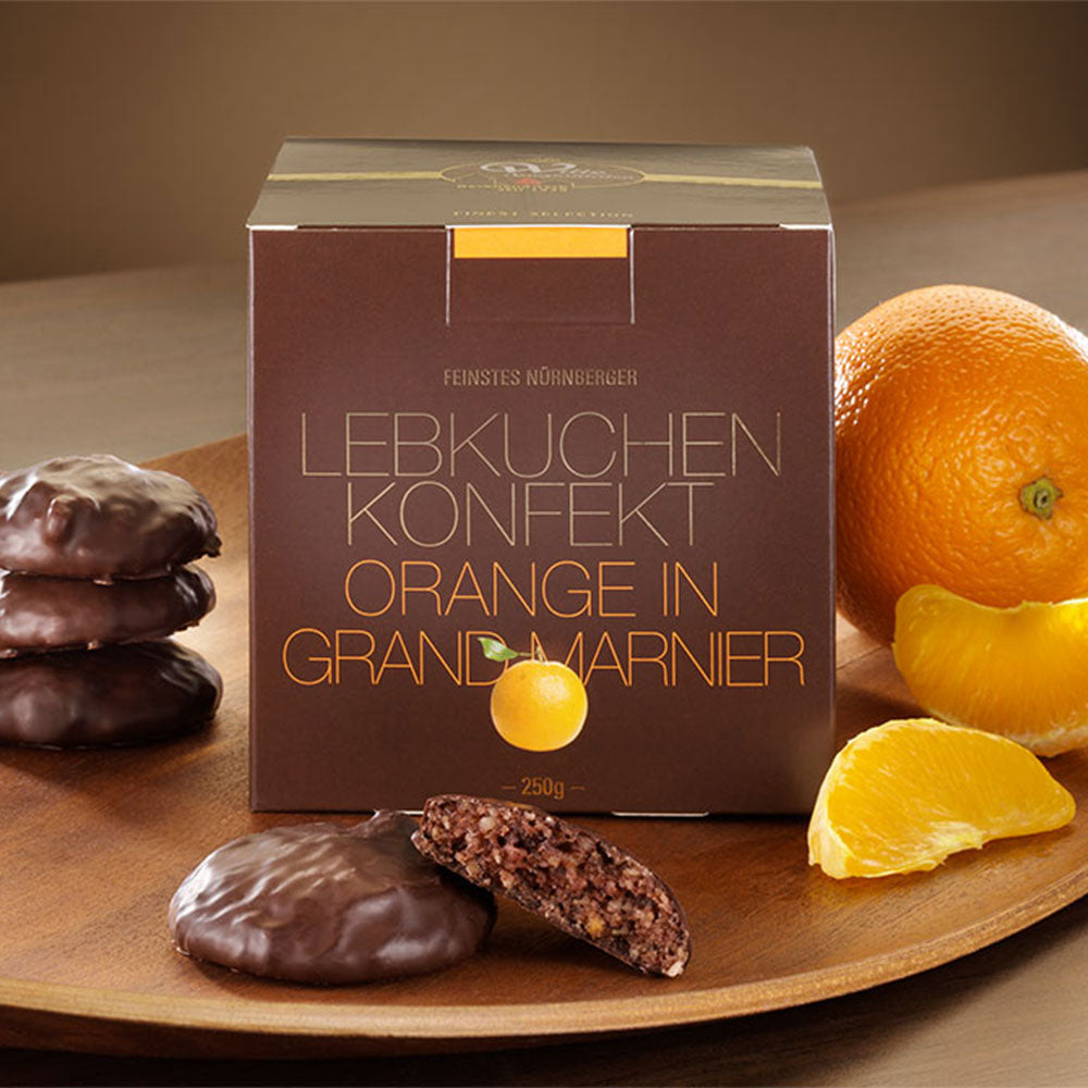 Lebkuchen-Konfekt Orange in Grand Marnier – Witte