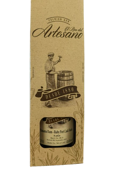 El Ron del Artesano - Panama Rum Ruby Cask Finish 8 años