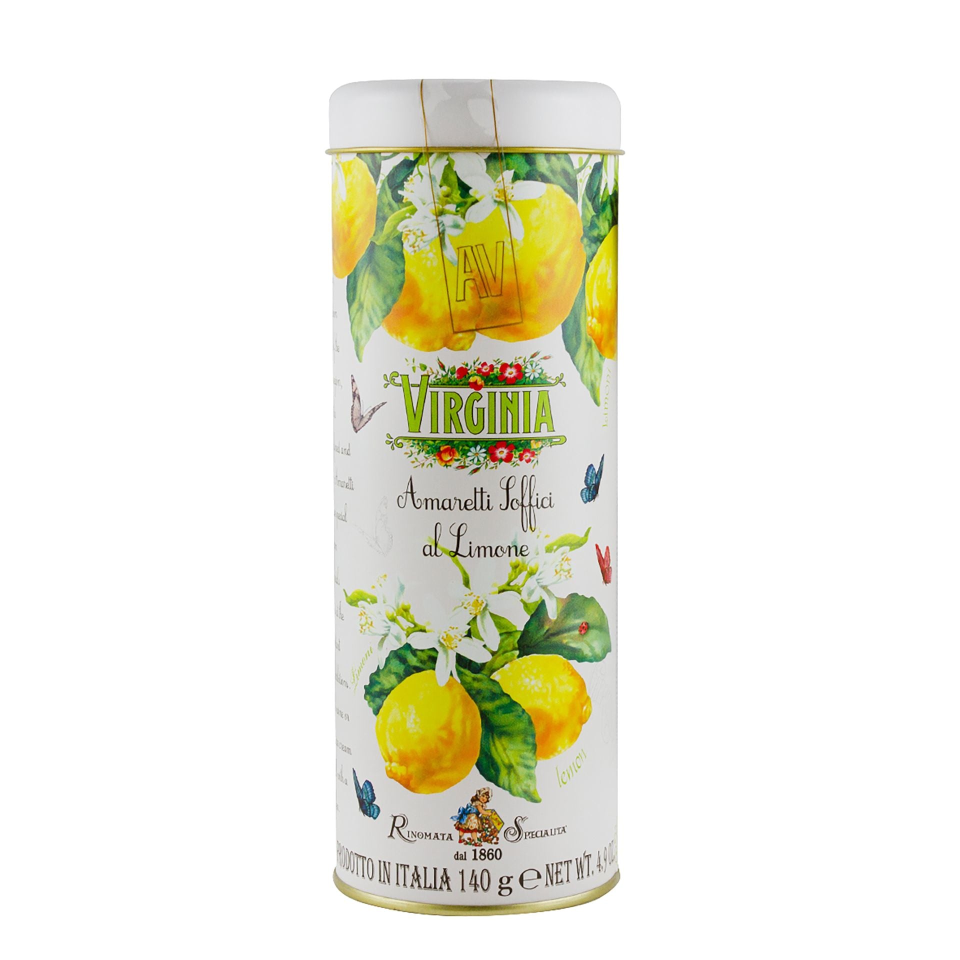 Soft Amaretti Lemon - in dekorativer Metalldose