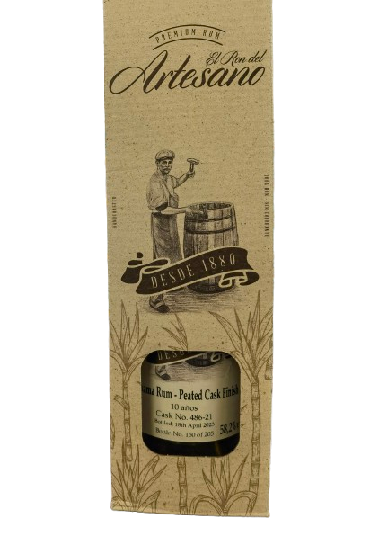 El Ron del Artesano - Panama Rum Peated Cask Finish 10 años