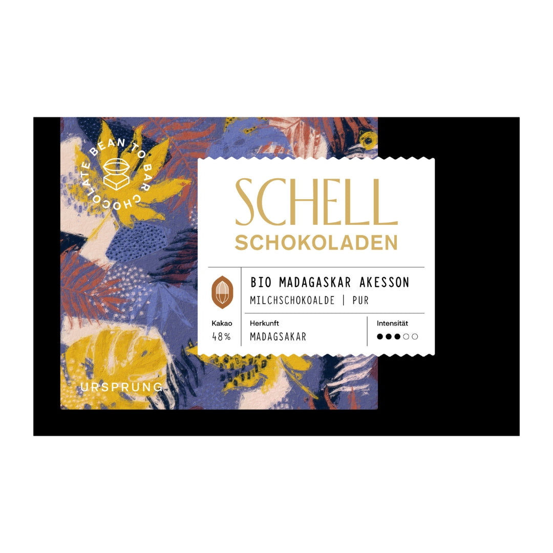 Milchschokolade 48% Kakao – Bio Madagaskar Schokolade