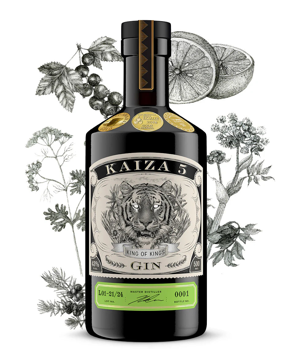 Kaiza 5 - Premium Gin aus Südafrika