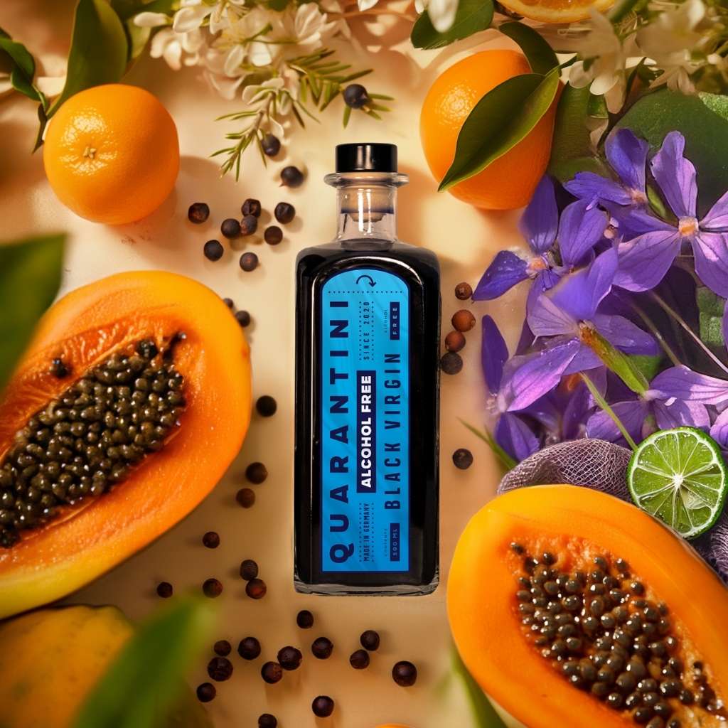 Quarantini Black Virgin - alkoholfreier Gin
