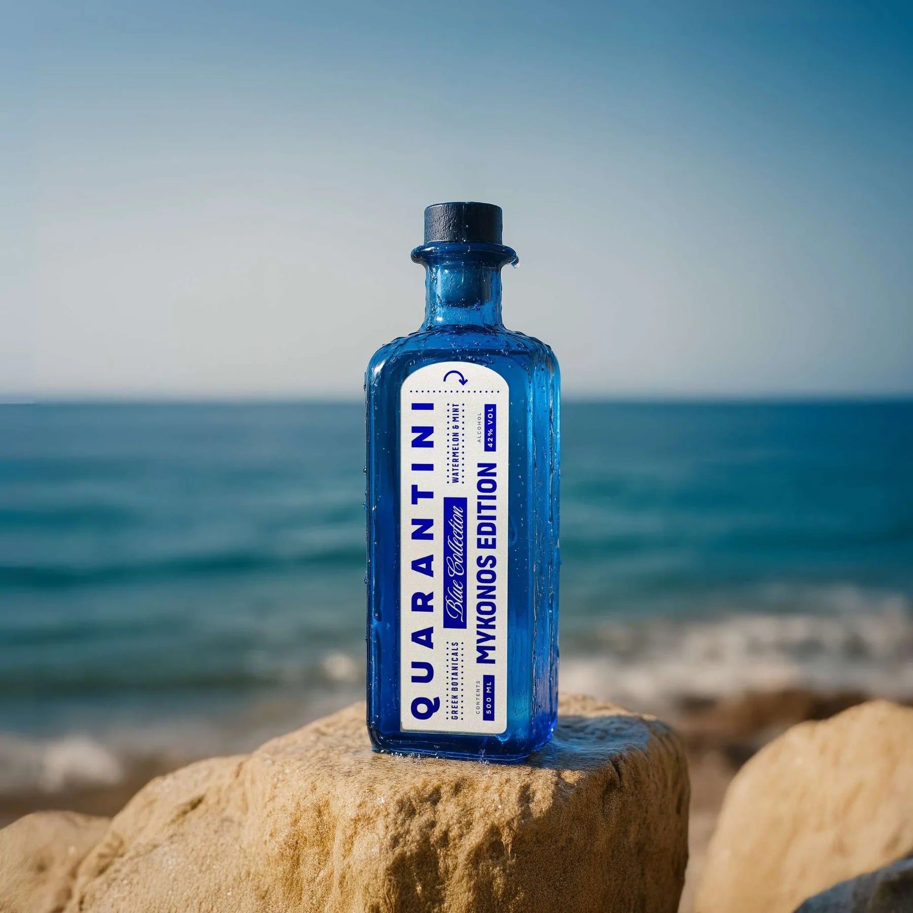 Quarantini Gin MYKONOS Edition - Blue Collection (1.111 Stk./Auflage)