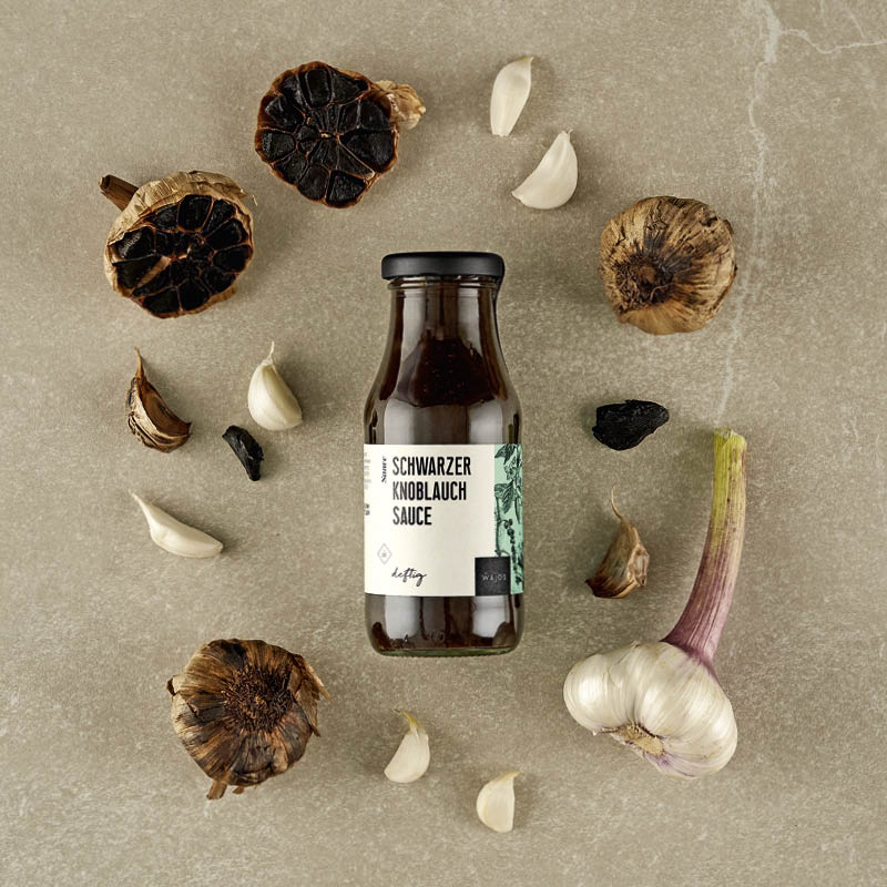 Schwarzer Knoblauch Sauce