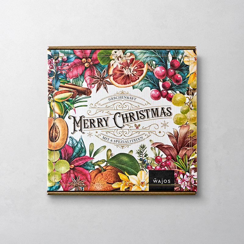 Wajos Geschenkset Merry Christmas – Weihnachtliches Feinkost-Geschenkset