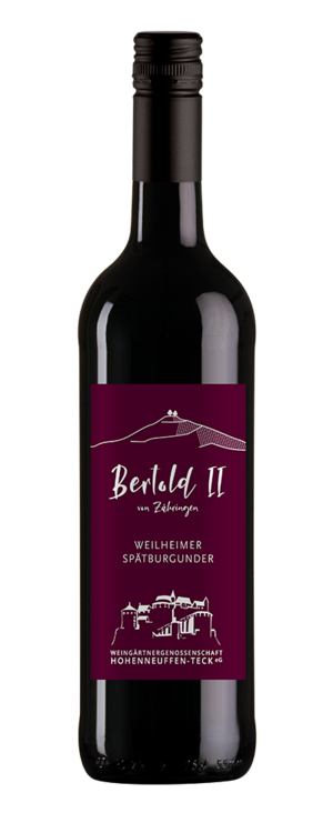 Bertold II von Zähringen - Weilheimer Spätburgunder QbA