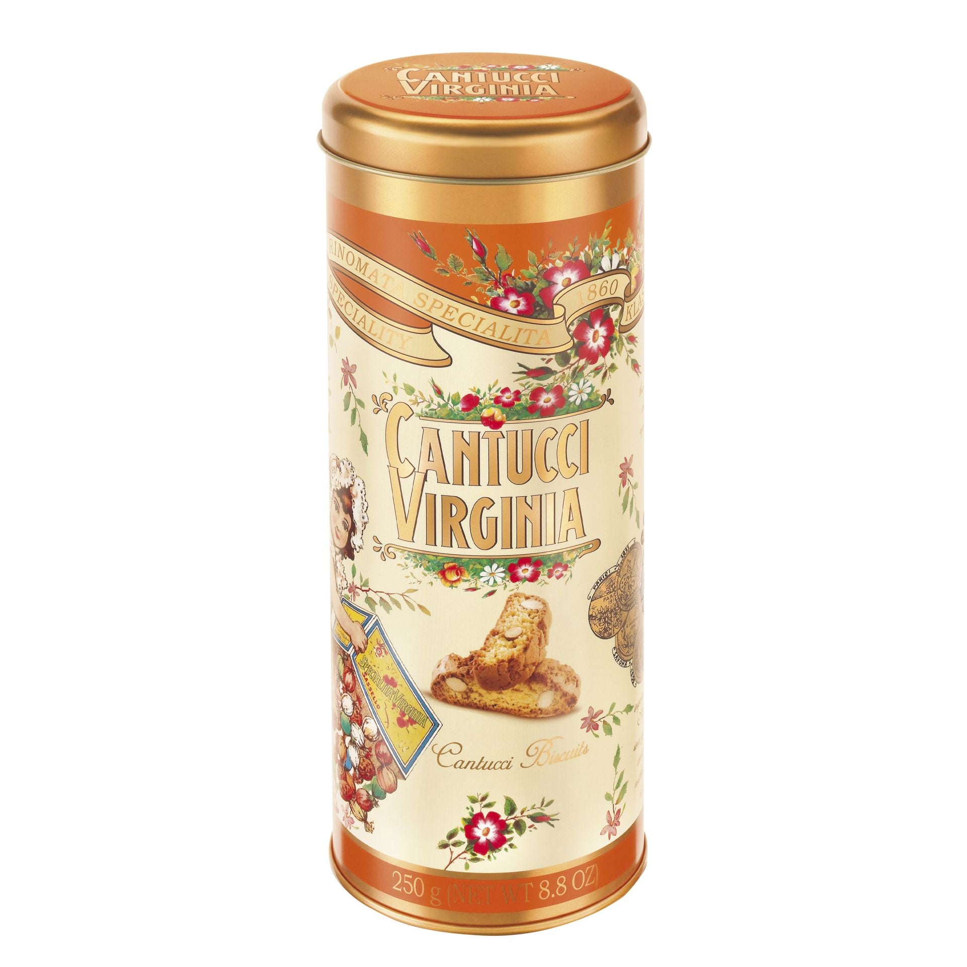 Cantucci - in dekorativer Spaghetti Metalldose