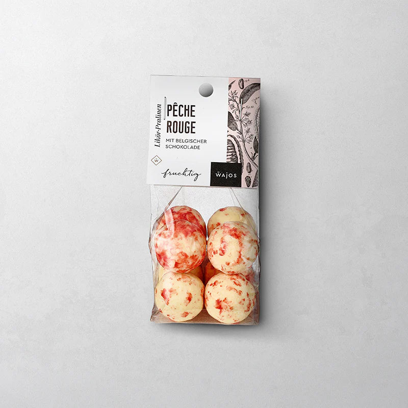 Pêche Rouge Likör-Pralinen