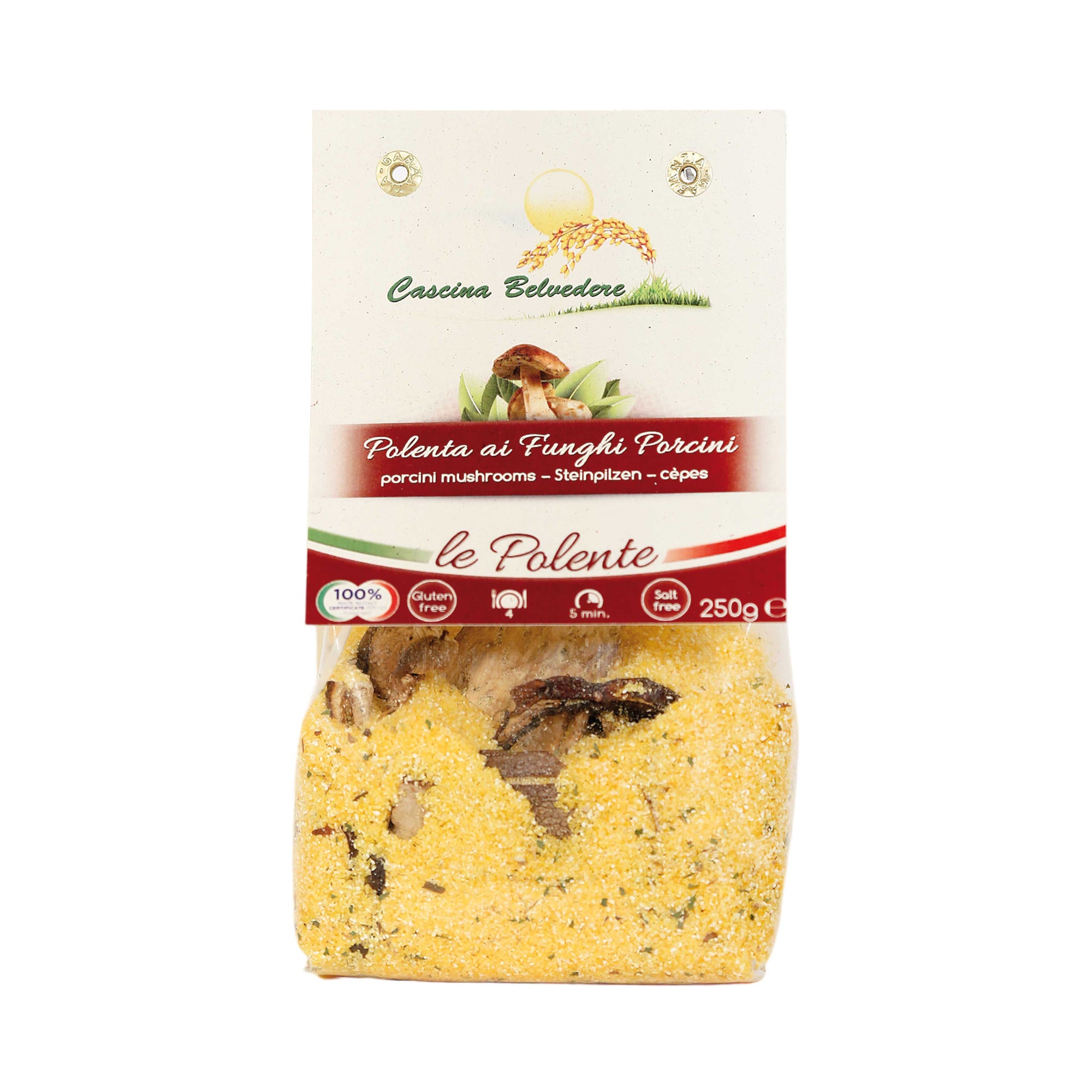 Polenta mit Steinpilzen