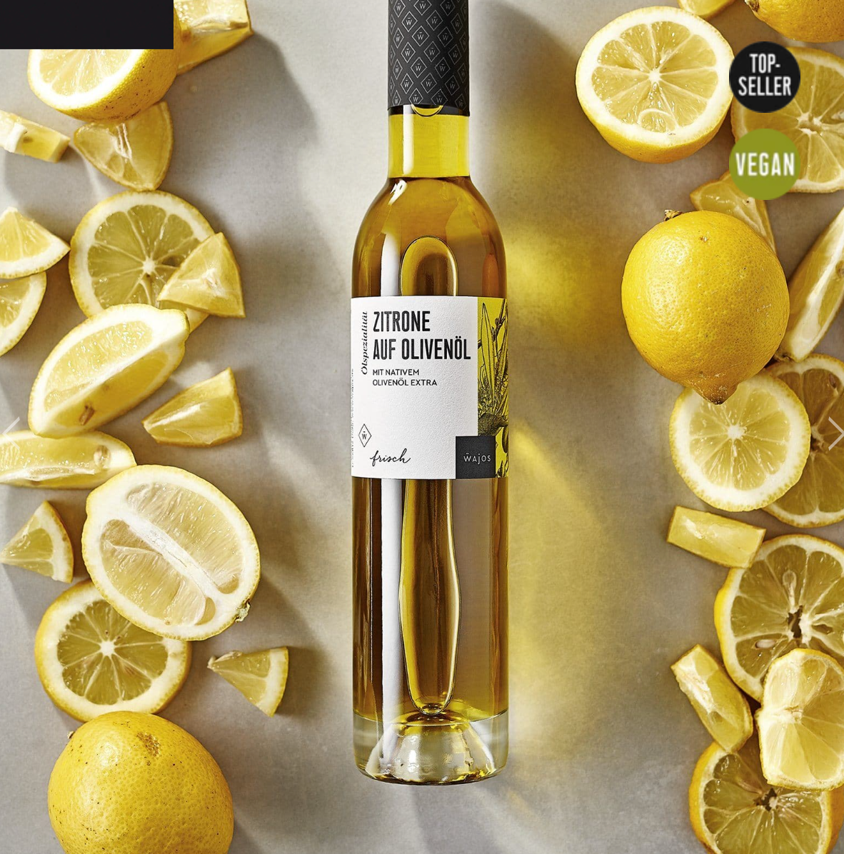 Zitrone auf Olivenöl